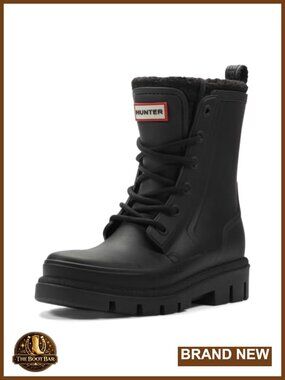 Insulated Waterproof Mid-Calf Rain Boots Faux Fur Lined Cushioned